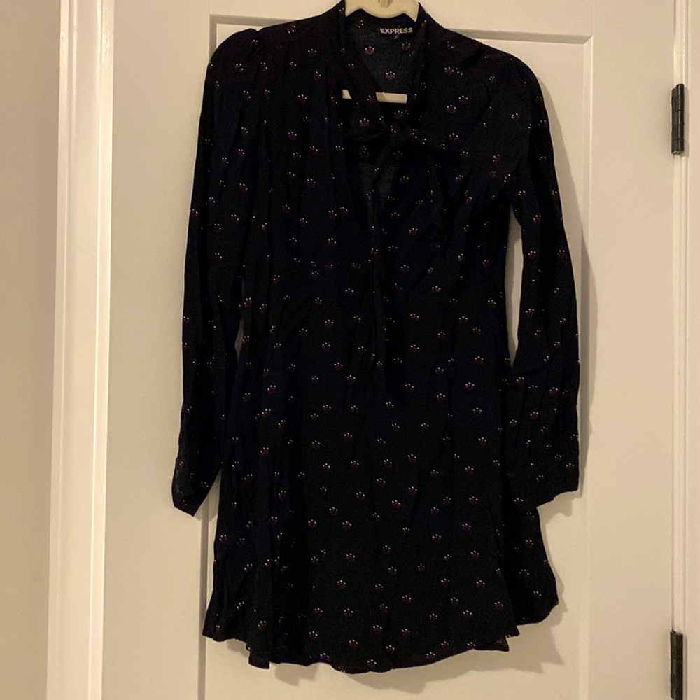 Express Tie Front Dress
